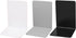Decorative L-Shaped Bookends - Practical Book Support for Desk and Bookshelf