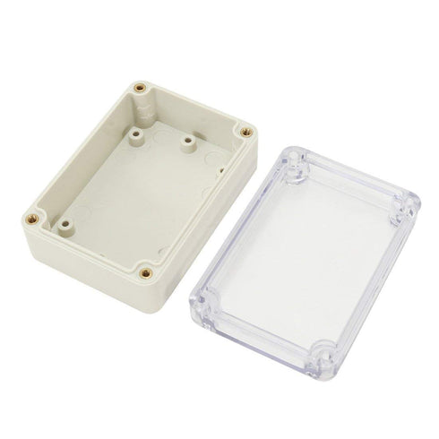 YXQ 3.27x2.28x1.3inch Project Case Clear Cover, Waterproof Dustproof ABS Electronic Enclosure Cable Junction Box