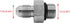(4-PACK) 6400-04-05-O Hydraulic Hose Adapter Fitting 1/4" Male JIC 37° Flare (7/16"-20UNF) × 5/16" Male O-Ring Boss (1/2"-20UNF) SAE Straight Pipe Joints Tube Connector Carbon Steel by BEITERSTOE