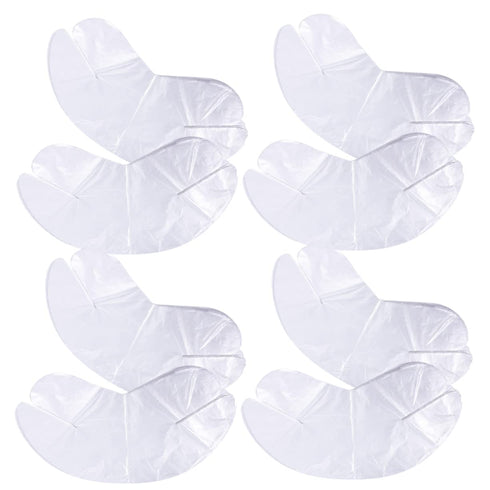 Ipetboom 200pcs Plastic Neck Mask Patch Face Mask Moisturizing Sheets Neck Paper Diy