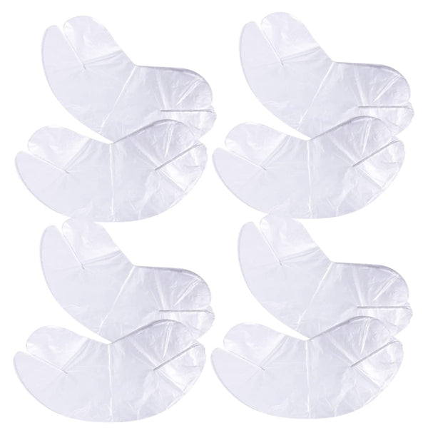 Ipetboom 200pcs Plastic Neck Mask Patch Face Mask Moisturizing Sheets Neck Paper Diy