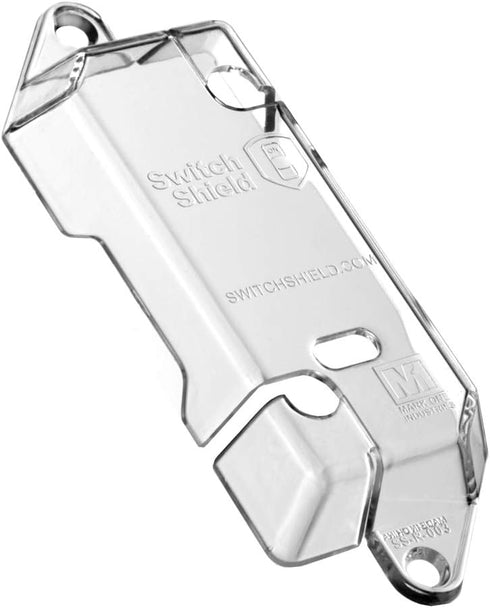 Clear Light Switch Guards, 6-Pack Rocker Style for Security and Child Protection for Wall Plate Covers