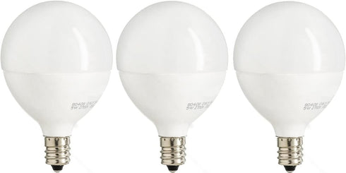 Diodesy- G16.5 LED Light Bulb Frosted Globe Shape Dimmable 5W (40W Equivalent)
