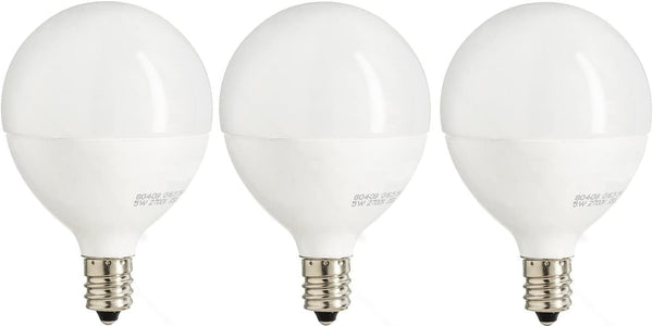 Diodesy- G16.5 LED Light Bulb Frosted Globe Shape Dimmable 5W (40W Equivalent)