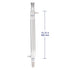 Borosilicate Glass Liebig Condenser, 400mm Jacket Length, 24/40 Joint Lab Glass Condenser