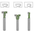 Totowood Set, 1/4" Set 6 Set 1/4 5/16 3/8 9/16 1/2 5/8 Inch Keyhole Router Bits Shank Router Bit pcs Router Bit & &