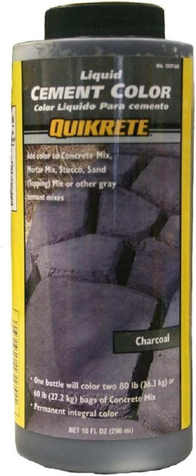 Quikrete Quikrete-1317-00 Liquid Cement Color, 10oz, Charcoal