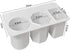 AFXGUSD 3 Desk Side Storage Organizer Box Lightweight Desk Organizer Compact Desktop Makeup Holder with Compartments