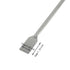 RLECS 2PCS Lab Spoon, Extended 30cm/11.8 inch Stainless Steel Sampling Spoons, 2 in 1 Lab Spatula and Mixing Spoon