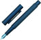 Hongdian Dark Blue Forest Fountain Pen - Fine Nib 0.5mm with Beautiful Tree Texture