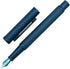 Hongdian Dark Blue Forest Fountain Pen - Fine Nib 0.5mm with Beautiful Tree Texture