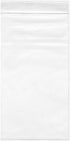 100pcs 3 x 7 Inch Clear 2.4 Mil Resealable Zipper Shipping Bags Poly Bag Flat Self Adhesive Sealing