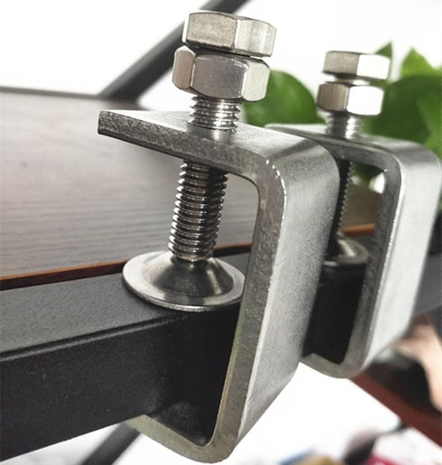 0-25Mm Mini Stainless Steel C Clamps, 4Pcs Heavy Duty Woodworking U Clamp Set for Welding