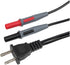 Klein Tools 69357 AC Outlet Plug to Banana Plug - For use with Klein Tools Cat. No. ET450 or any Meter
