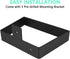 2 6 Inch WOPPLXY Pcs Metal Table Legs, Black Furniture Legs, Trapezoid Table Legs, Metal Bench Legs for DIY TV