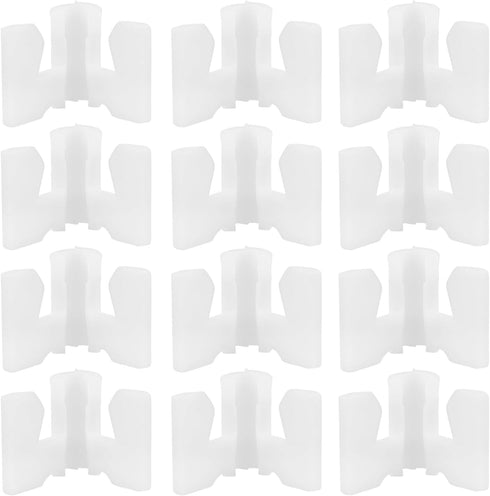 Garneck 40pcs DIY Shoe Rack Connector Parts Pipe Fittings Wire Shelf Brackets