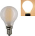 E14 G45 Dimmable LED Globe Filament Bulb, 4W, 40W Equivalent, Warm White 2700K, 6 Pack