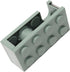 Tape Dispenser, Small Design Desktop Tape Dispenser with Sharp Blade, Cute Mini Building Block Shape for Office Home