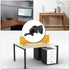 2 Pcs Desk Clamp Work Light Mounting Bracket, Heavy-duty Plastic Table Mounting Clamp for Desk Lamp, Tablet Holder