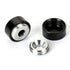 Mirror Screws, Aluminum Cap Decorative Nails for Sign Advertising Hardware, Black, F0.6, 4 Pack
