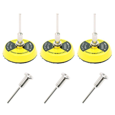 2 Inch Hook and Loop Sanding Pad - 9 Pack Replacement Backing Pad for Sanding Discs
