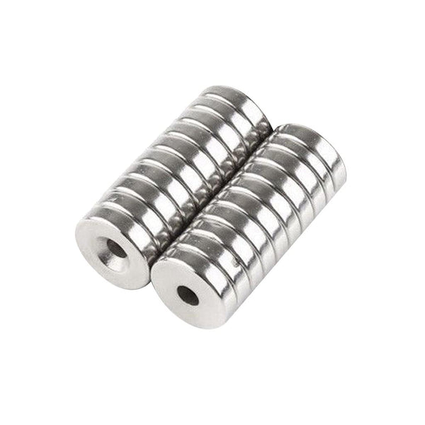 20 Pack Small Round Disc Magnets 1/2x1/8, Permanent Magnet Fastener for Refrigerator, Craft Science DIY Latches