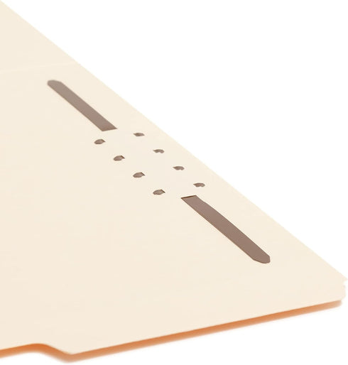 Smead Fastener File Folder, Manila, 1 Fastener, Letter Size, 50 per Box