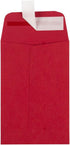 LUXPaper #4 Coin Envelopes | Peel & Press | 3'' x 4 1/2'' | Ruby Red | 250 Qty
