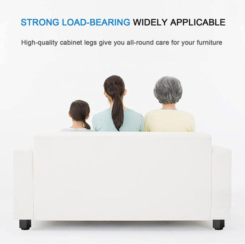 TXGJWRA 4 Table,B,Silver-12cm(4.7in) Thickened Furniture Legs Pieces,Square Metal feet,Aluminum Alloy Support Legs,DIY
