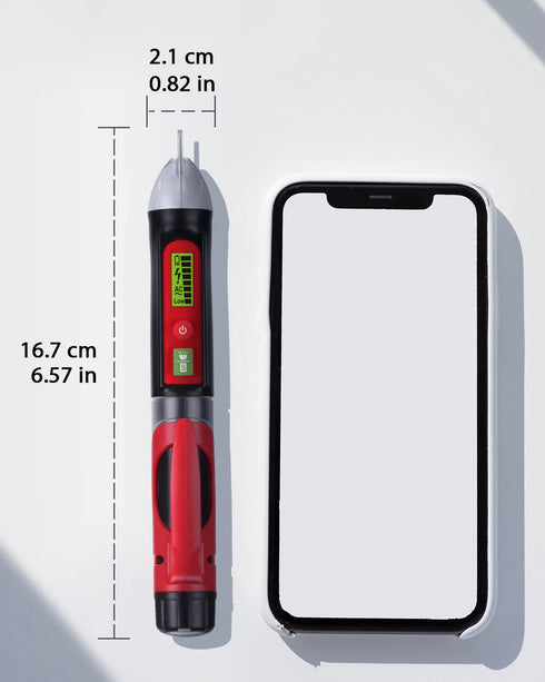 Wintact Non-Contact AC Voltage Detector Pen, 12V-1000V Dual Range, Live/Null Wire Breakpoint Tester with Flashlight