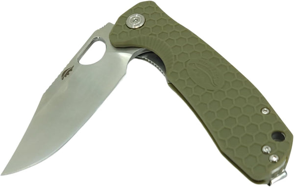 Honey Badger Knives Large Clip Point Folding Pocket Knife - 8Cr13MoV Steel,