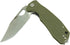 Honey Badger Knives Large Clip Point Folding Pocket Knife - 8Cr13MoV Steel,