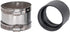 Eastman 2 Inch No-Hub Coupling with Stainless Steel Clamps, 43403
