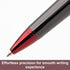 Monteverde Impressa Ballpoint Pen, Gun Metal with Red Trim, Refillable with Parker Style Refills