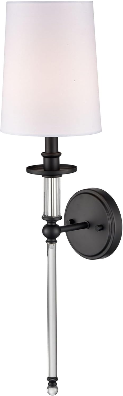 ML 1-Light Lighting Wall Sconce Matte Black