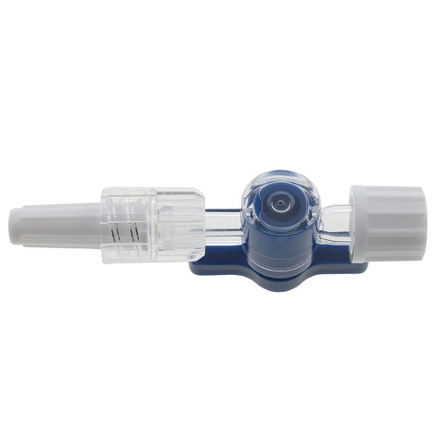 5 Pcs Disposable Medical Valve 2-Way Stopcocks with Luer Connections for School Projects and Research