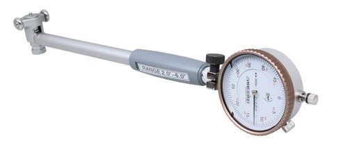 Accusize Industrial Tools 2-6'' by 0.0005'' Dial Bore Gage, 6'' Stem Length, Ee20-5006