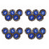 dophee Flap Wheel Sander Set, 1/8" Round Shank, 80 Grit Abrasive Sanding Wheels for Dremel Drill