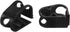 PATIKIL Plastic Tube Tubing Clamps, 2Pcs Adjustable Hose Clamp Clip for Laboratory Pinch Valve, Black
