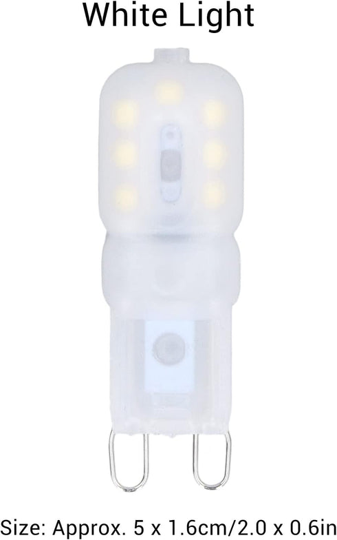 Hyuduo 6Pcs G9 LED Light Bulbs, Bi Pin Base Dimmable 3W Energy Saving 360 Degree Light Light Bulb for Chandelier Ceiling Lamps and Pendant Lamps Home Lighting(#3) by Hyuduo