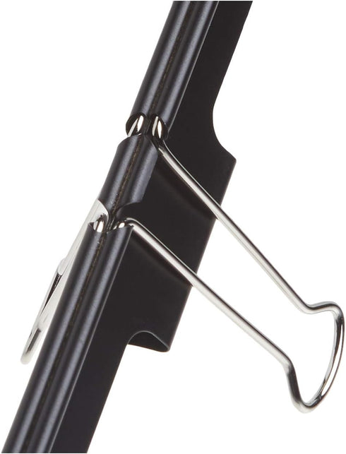 Lion Extra Large Binder Clips, Black, 110-Sheet Capacity