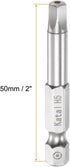 5pcs H5 Pentagon Screwdriver Bit 1/4" Hex Shank 2" Length Magnetic Security Screw Driver Power Tool by HARFINGTON