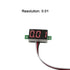 HiLetgo 5pcs Voltage Meter 3 Wire 0.36" DC 0~30V Digital Voltmeter Gauge with Red LED Display Panel Mount