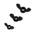 30 PCS Nylon Butterfly Screws M5/6/8 - Galvanized Carbon Steel Hand Twist Wing Style Knobs, Fasteners Hardware