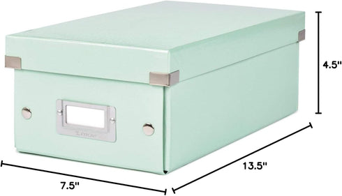Xyron Click N Store Craft Storage Boxes, Small, 7-1/2" x 13-1/2" x 4-1/2", Mint (627113)