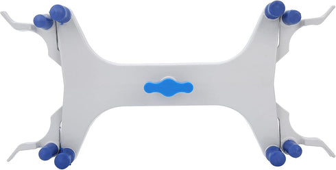 Aluminum Burette Clamp Accessory, Dual Burette Clip Holder for Titration Stand, Aluminum Butterfly Clip