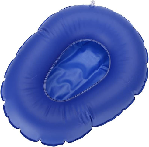 MOTOULAX 16123 Bedsore Chair Blue Cushion Professional Inflated Portable Chair Cushion Folding Back Cushion