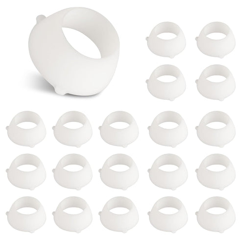 16435 Plastic Santoprene Swivel Seal, 1/2" PEX Swivel Cone Washer RV Water Line Gasket, Pack of 20