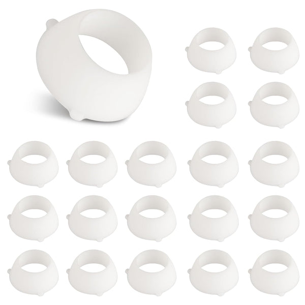 16435 Plastic Santoprene Swivel Seal, 1/2" PEX Swivel Cone Washer RV Water Line Gasket, Pack of 20