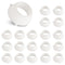 16435 Plastic Santoprene Swivel Seal, 1/2" PEX Swivel Cone Washer RV Water Line Gasket, Pack of 20